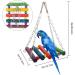upain Bird Toys 8 Pack Parrot Toy Set Bells Hanging Swing Shredding Chewing Toy for Cage Bird Ringneck Parrot Parakeets Cockatiels Macaws Finches Mynah Budgies Small Birds - Buy Online on GoSupps.com
