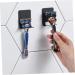 CABILOCK 16 STK Self-Adhesive Razor Hooks | Rustproof Steel Kitchen Utensil & Toothbrush Holder | Black | International Shipping - Buy Online on GoSupps.com