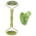 100% Jade Roller Set Gua Sha Massager Natural Jaders role face for anti-aging folds slimming and tightening face facial scooter Face massage