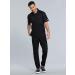 Cherokee Men's Polo Scrub Top V-Neck Modern Sporty Design | Breathable Mesh Fabric | X-Large, Black | WW615 - Buy Online on GoSupps.com