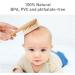 Haakaa Wooden Baby Hair Brush - Natural Soft Goat Bristles, Ideal for Cradle Cap - Perfect Baby Registry Gift - 1PC - Buy Online on GoSupps.com