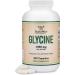 Glycine Supplement - 1,000mg Glycine Powder per Serving (300 Capsules) The Relaxing Amino Acid (Glicina) (Third Party Tested Gluten Free Non-GMO) by Double Wood