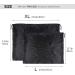 Dust Cover Storage Bags Set for Handbags and Shoes - 2 Pack Black Silk Cloth with Drawstring Pouch - 23.6 x 19.6 in - Buy Online on GoSupps.com