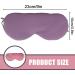 Double Sided Sleep Mask | Warm/Cool Super Soft Eye Cover | Adjustable Strap | Blackout Blindfold for Women/Men | Travel Nap | Purple/Pink - Buy Online on GoSupps.com