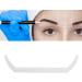 Sonew Eyebrow Stencil Symmetric Brow Drawing Marking Ruler Ideal Brow Proportion Transparent Eyebrow Drawing Ruler for Symmetrical Brow Shape Design - Buy Online on GoSupps.com