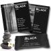 GPQ Hotel Amenities Set Black Line Kit Shower Gel + Shampoo + Soap Pack 100 Pieces x 3 Products Without Parabens Apartment Country House B&B Travel Guest House Cruise Made in Spain