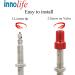 Innolife Aluminum Presta to Schrader Converter Car Valve Adapter - Bike Tube Pump Air Compressor Tool - Buy Online on GoSupps.com