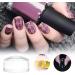 Xiaol Nail Art Stamp Transparent Silicone French Nail Stamp for DIY Nail Decoration (2.3cm) No Shift & Easy to Use - Buy Online on GoSupps.com