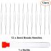 12pcs Seed Beads Needles with Bottle for Jewelry Making - Big Eye Collapsible Beading Needles - Buy Online on GoSupps.com