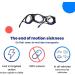 Motion Sickness Glasses - Original Anti-Nausea Technology - Fast and Natural Relief - Black - Buy Online on GoSupps.com