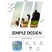 Alipis 5pcs Loose Powder Storage Box Portable Tea Jar Candy Tea Organizer for Tea Bags Sugar Bowl Tinplate - Buy Online on GoSupps.com