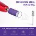 Sanding Bands Nail Drill Bits Set - 100pcs Extreme Fine 180 Grits for Acrylic Nails, Gel Manicures & Pedicures - Professional Drill Bits with Mandrel Bit - Purple - Buy Online on GoSupps.com