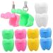 Toyvian 100 pcs Tooth Storage Box - Lost Tooth Organizer & Fairy Tooth Holder Necklace for Kids - Durable Plastic Teeth Keeper - Buy Online on GoSupps.com