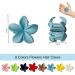 8 Pack Small Flower Hair Claw Clips for Women Girls Kids - Strong Hold Mini Floral Hair Clips for Thin to Medium Thick Hair - Buy Online on GoSupps.com