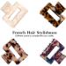 Hair Claw Clips Acrylic Hair Banana Barrettes Medium Size Celluloid French Jaw Clips Tortoise Shell Grip Pin Teeth Clamp Hair Accessories for Women Girls (4 pcs ) - Buy Online on GoSupps.com