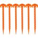 Hikemax 10-Inch Spiral Plastic Tent Stakes 15 Pack - Heavy Duty Beach Tent Pegs for Camping, Backpacking, Gardening - Buy Online on GoSupps.com