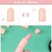 Nude Silicone Finger Caps - 20 Pcs Gel Finger Cots for Eczema, Wounds, Arthritis | Breathable Toe Sleeves for Protection and Healing - Buy Online on GoSupps.com