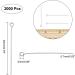 NBEADS 2000 Pcs 304 Stainless Steel Open Eyepins 0.8 for Jewelry Making - Stainless Steel Color - Buy Online on GoSupps.com