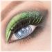 Colored gray 'Rinnegan Eye' Mini Sclera contact lenses without strength 1 pair of crazy fun 17 mm with container to Mardi Gras Carnival Halloween - Top quality of 'Giftauge'