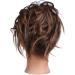 Instant Ponytail Hairpiece Scrunchie in Tousled Brown Blonde Straight Style - Elastic Updo Bun for Fashionable Look - Buy Online on GoSupps.com
