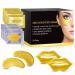 Eye Lip Mask Set -20pcs Under Eye Patches ,10pcs Gold Collagen Lip Mask -24K Gold Crystal Eye Lip Pads Treatment for Dry Lip ,Dark Circles Eyes Moisturizing, Hydrating(Gold Eye Lip Mask Set)