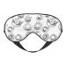 Sleep Mask Eye for Women Men Reusable Soft Blackout Eye Masks Covers for Night Better Sleep Travel Camping Road Trip Essentials Gifts for Him Her - Hand Drawn Teapots and Cups
