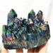 Natural Crystal Rough Stone Crafts Electroplating Colorful Angel Aura Crystal Cluster 1PC - Buy Online on GoSupps.com