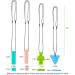 Sensory Chew Necklaces for Kids - 4 Pack Silicone Chewy Necklaces for ADHD & Autism - Oral Motor Aid - Buy Online on GoSupps.com