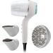 Remington Hair dryer ions compact & powerful & gently Hydraluxe Pro (2400 W 160km/h 3 styling attachments hydracare sensor technology-protection against heat damage digital engine) EC9001