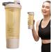 Protein Shaker Cup 600ML Spill-Proof Pre Workout Shaker Cup for Protein Powder | Pre Workout Shaking Bottles for Training Yoga Exercise Hiking Sports Welts Yellow - Buy Online on GoSupps.com