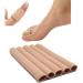 Cuttable Toe Tubes Sleeves 5 Pack with Silicone Gel Lining - Toe Sleeve Protectors for Pain Relief, Corn and Callus Remover - Small Size - Buy Online on GoSupps.com