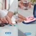 Tablet Divider & Cutter for All Sizes - 2 in 1 Tablet Splitter with Storage Compartment - Blue - Buy Online on GoSupps.com