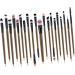 POPETPOP 60 Pcs Portable Eye Makeup Eye Shadow Brush Eyelash Eyebrow Brush - Buy Online on GoSupps.com