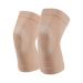 Yeloumiss Kniebandage Elastic 1 pair of knee -supported breathable light knee bandage for arthritis ACL restoration of injuries sports running fitness unisex (m beige) m beige
