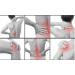 Harayaa 3X Deep Tissue Muscle Roller for Back Neck & Thigh Relief | Handy Massage Tool for Stress & Soreness | International Shipping - Buy Online on GoSupps.com