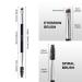 ULTRA THIN Duo Angled Brow & Eyeliner Brush Set - #14 Precision Brow & Liner Brushes with Spoolie and Mascara Brush (Black & Silver) - Buy Online on GoSupps.com