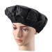 Beavorty Thermal Steamer Cap Thermal Heat Heated Gel Steamer Microwavable Micro Durable Thermal for Styling (Black) Conditioning Cap