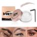 Soap Brows Kit 2Pcs/Set Eyebrow Freeze Styling Wax Waterproof Long-lasting Eyebrows Enhancer Shaping Clear Tint Gel Eye Brow Makeup Balm Pomade Cosmetics (2pcs 01#)