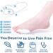 HAOSEM 2Pcs Gel Bunion Corrector Pad - Bunionette Straightener & Pinky Toe Protector for Pain Relief - Buy Online on GoSupps.com