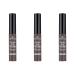 Essence Make Me Brow Eyebrow Gel Mascara eyebrows with fill fibers No. 04 Ashy Brows brown defined gelig vegan microplastics particles free nanoparticles free 3 Pack (3 x 3.8ml)