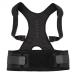 ZUIAI Posture Corrector Therapy Brace Adjustable Shoulder Back Support Belt Slouching(XXL) XX-Large B
