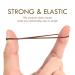 Hoyols Strong Hair Elastic Rubber Bands 1000 Pack - Brown Ponytail Polyband for Women & Girls | Reusable & No Damage Hair Ties - Buy Online on GoSupps.com
