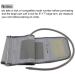 Lotfancy Large Cuff Replacement for Omron Blood Pressure Monitor - 11-17 inch Cuff Size with D Ring - Compatible with BP710, BP742, HEM-432C, HEM-711AC, HEM-712C - Buy Online on GoSupps.com