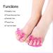 Rosa Silicone Toe Separator & Valgus Stretchers | Hammer Toe & Bunion Correction for Men & Women - International Shipping - Buy Online on GoSupps.com