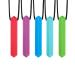 IQYU Kau-Eedelstein necklace silicone tooth trailer children sensory molar novelty hardware store (Multicolor one size) multicolored unit size