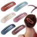 Flat Lay Claw Clip  Flat Clips For Hair  6pc claw clip  Matte Flat Claw Clips  Ladies Side Slip Hair Clips Painless For Ladies Girls. (B)