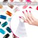 MORGLES 150 Stiletto Nail Display Tips with Ring - Nail Polish Sample Sticks for Salon Practice - Buy Online on GoSupps.com