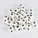 Silicone Letters Pearls - 104pc Alphabet Cubes 12mm DIY Kit for Pacifier Chains Necklaces & Bracelets - Baby Teething Chew Beads - Buy Online on GoSupps.com