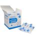 Oral sponges sterile dental swab 100 PCs oral care sponge cleaning mouth swab oral hygiene sponge mouth care tanker cotton swab mouth care stick foam for oral hygiene blue.100 pieces of plum blossom blue