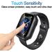 2 Pack Smiling Case with Tempered Glass for Apple Watch Series 9/8/7 45mm - Matte Black - Buy Online on GoSupps.com